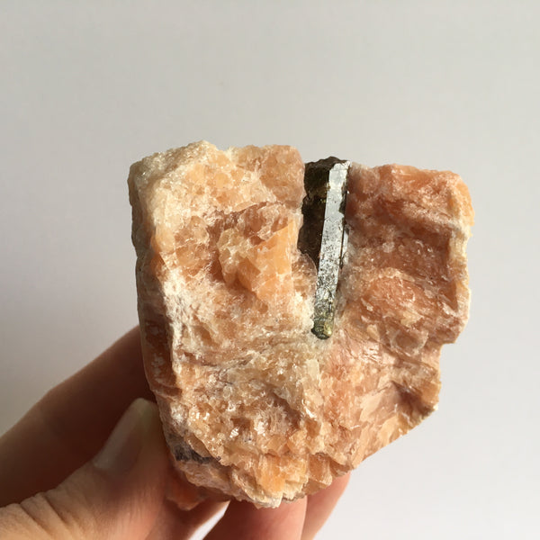 Orange Calcite Apatite Fluorite- 14.99