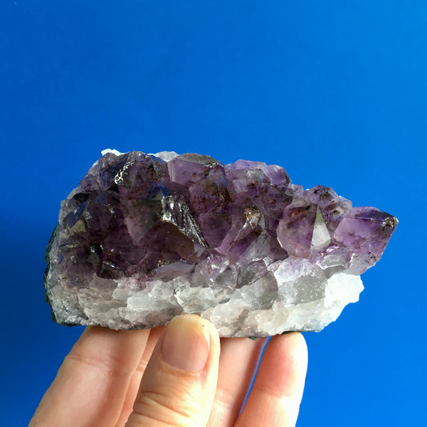 Amethyst with Cacoxenite Cluster - 39.99