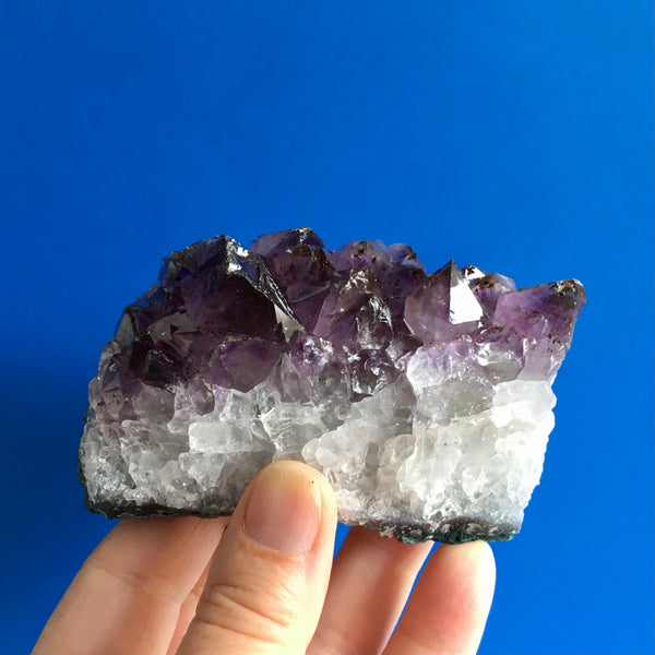 Amethyst with Cacoxenite Cluster - 39.99