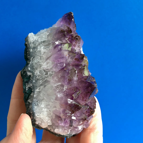 Amethyst with Cacoxenite Cluster - 39.99