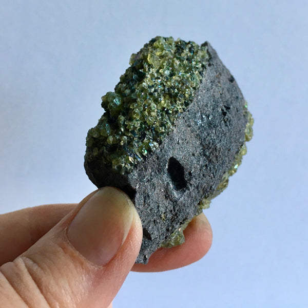 Peridot Olivine on Basalt -11.99