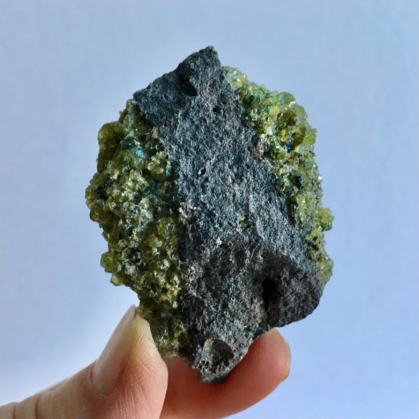Peridot Olivine on Basalt -11.99