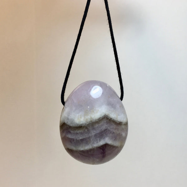 Chevron Amethyst Pendant - 19.99 - 50% Off