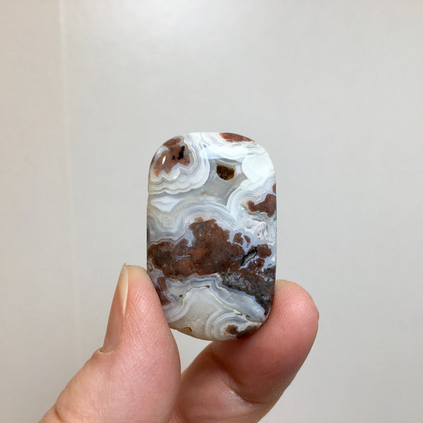 Crazy Lace Agate Pendant - 15.99