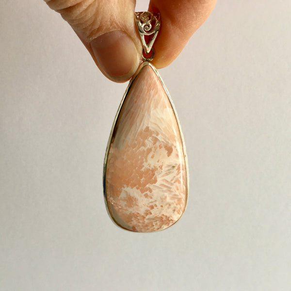 Pink Scolecite Pendant - 68.98