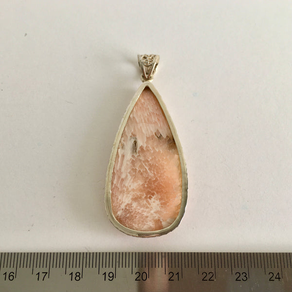 Pink Scolecite Pendant - 68.98