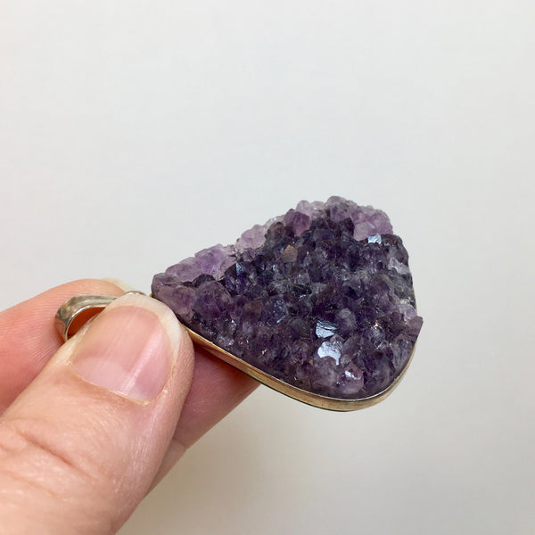 Amethyst Cluster Pendant - 29.99 - 50% Off!