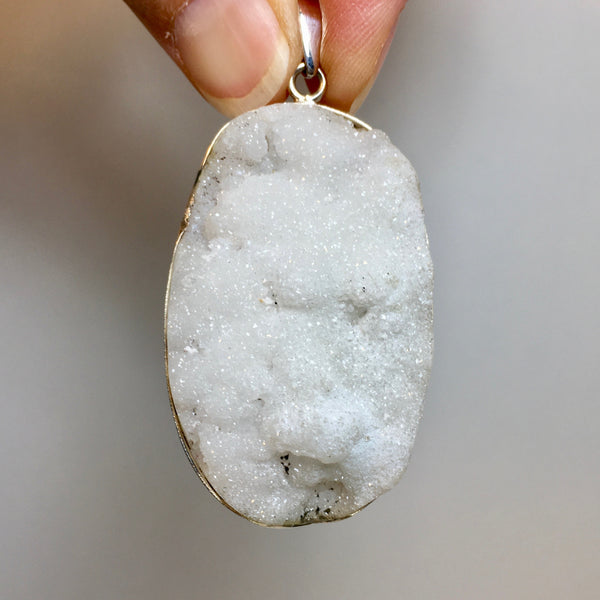 Quartz Druzy Pendant - 39.99 now 19.99